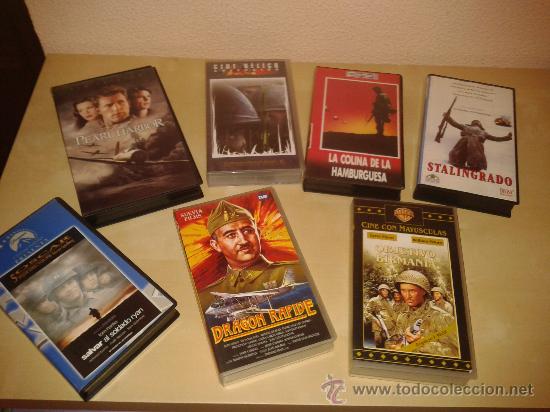 Cine: LOTE DE 7 PELICULAS BELICAS - Foto 1