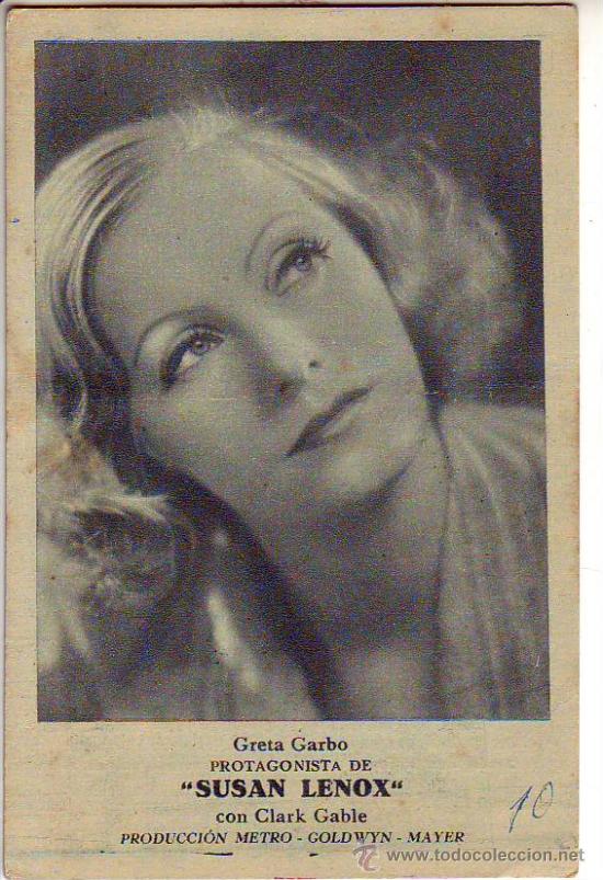 Cine: susan  lenox  - greta garbo - Foto 1