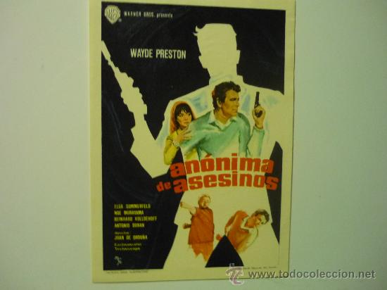 Cine: PROGRAMA CINE ANONIMA DE ASESINOS - Foto 1
