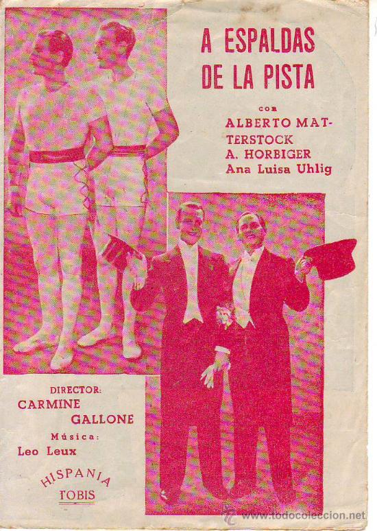 Cine: a espaldas de la pista - doble - Foto 1