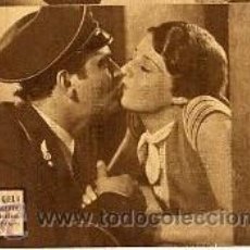 Cine: EL AZUL DEL CIELO.- SENCILLO DE CARTULINA. REVERSO SALON DORE 29.1.1934. Lote 34411015
