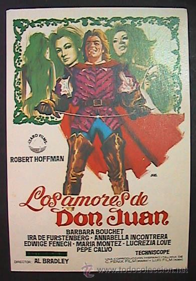 Kino: LOS AMORES DE DON JUAN,BARBARA BOUCHET, IRA DE FURSTENBERG, JANO (1/97) FM, SIN PUBLICIDAD, VER FOTO