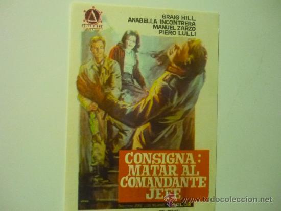 Cine: programa cine consigna matar al comandante jefe - craig hill - Foto 1