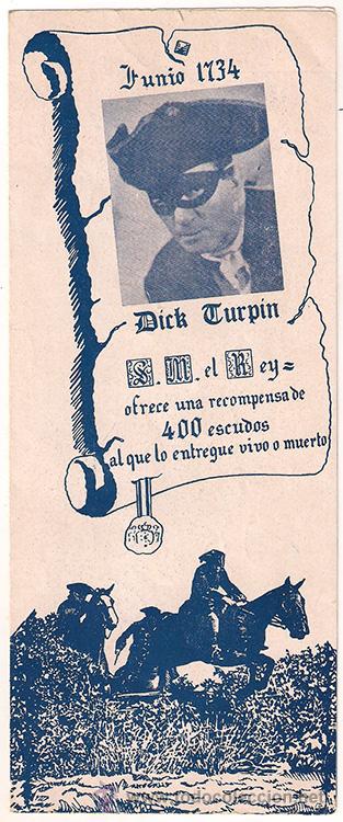 Cine: PTCC 319 DICK TURPIN PROGRAMA DOBLE ATLANTIC VICTOR MCLAGLEN - Foto 1