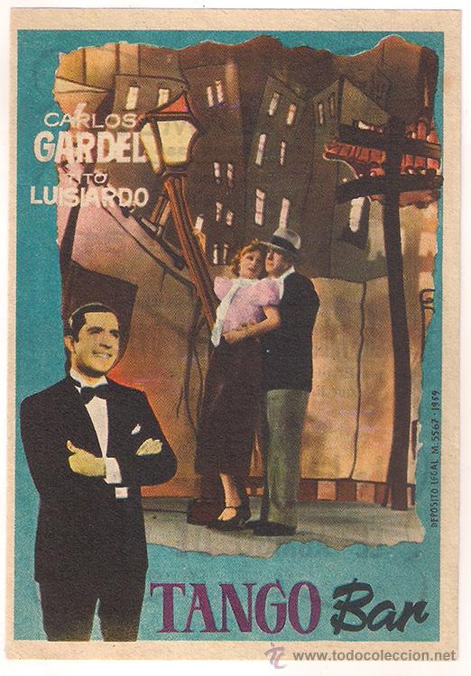 Cine: PTCC 310 TANGO BAR PROGRAMA SENCILLO CARLOS GARDEL - Foto 1