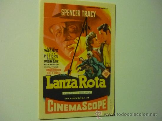 Cine: PROGRAMA CINE LANZA ROTA .-SPENCER TRACY publicidad - Foto 1