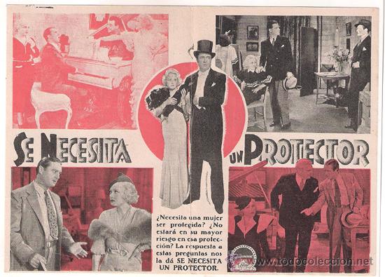 Cine: PTCC 417 SE NECESITA UN PROTECTOR PROGRAMA DOBLE PARAMOUNT EDMUND LOWE - Foto 2