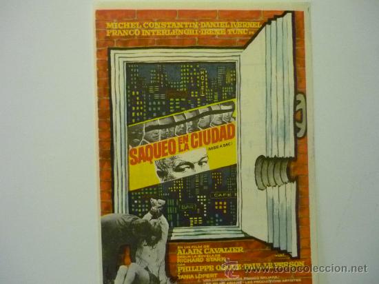 Cine: programa cine saqueo en la ciudad .- publicidad - Foto 1