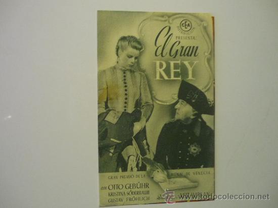 Cine: programa cine doble.- el gran rey - Foto 1