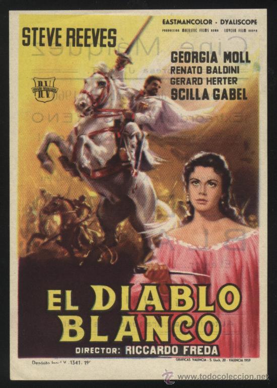 Cine: Q-00078- El diablo blanco (Agi Murad il diavolo bianco) (CINE MAIQUEZ - CARTAGENA) Steve Reeves