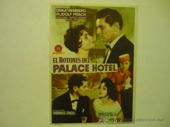Cine: PROGRAMA CINE EL BOTONES DEL PALACE HOTEL.- - Foto 1
