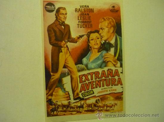 Cine: PROGRAMA CINE EXTRA&Ntilde;A AVENTURA -- - Foto 1