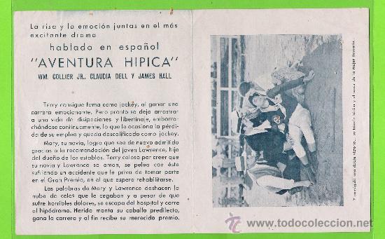 Cine: PROGRAMA DE CINE--aventura hipica - Foto 2