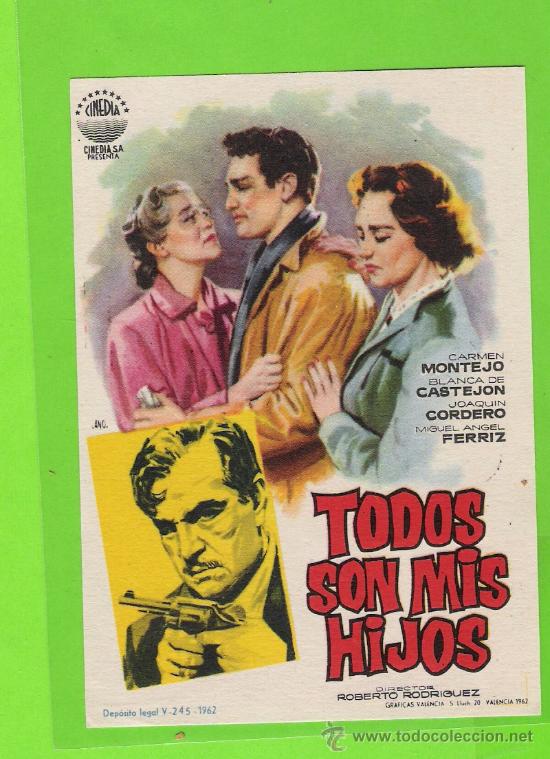 Cine: PROGRAMA DE CINE --TODOS SON MIS HIJOS - Foto 1
