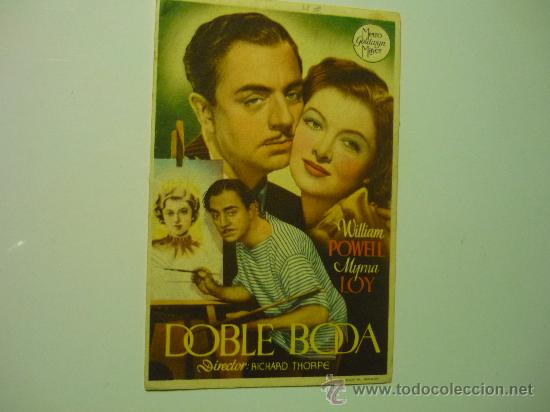 Cine: PROGRAMA CINE DOBLE BODA.- centro parroquial.-balsareny - Foto 1
