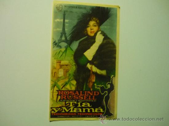 Cine: PROGRAMA CINE TIA Y MAMA .- ROSALIND RUSSELL - - Foto 1