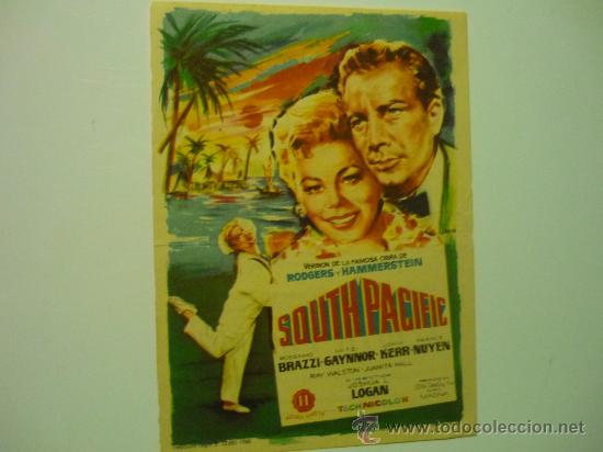 Cine: PROGRAMA CINE SOUTH PACIFIC - ROSSANO BRAZZI publicidad - Foto 1