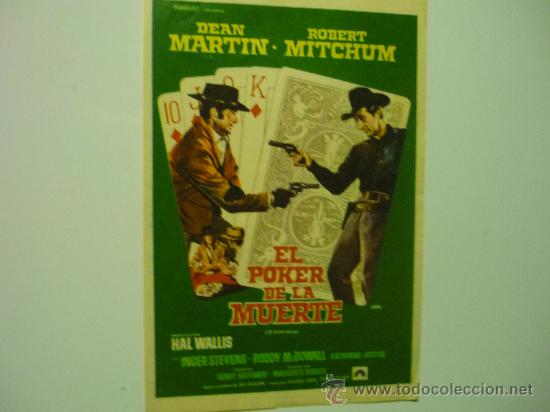 Cine: PROGRAMA CINE EL POKER DE LA MUERTE .- DEAN MARTIN - Foto 1