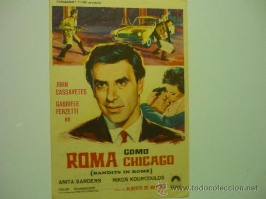 Cine: programa cine roma como chicago .- john cassavetes publicidad chapi alicante - Foto 1