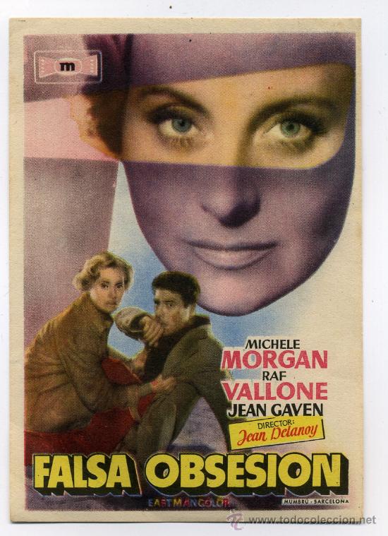 Cine: FALSA OBSESI&Oacute;N, con Raf Vallone. - Foto 1
