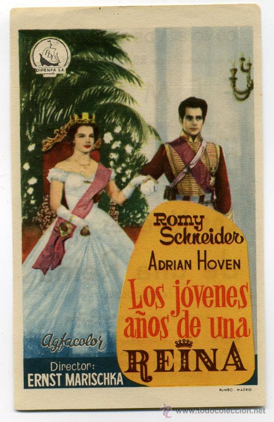 Cine: LOS JOVENES A&Ntilde;OS DE UNA REINA, con Romy Schneider.