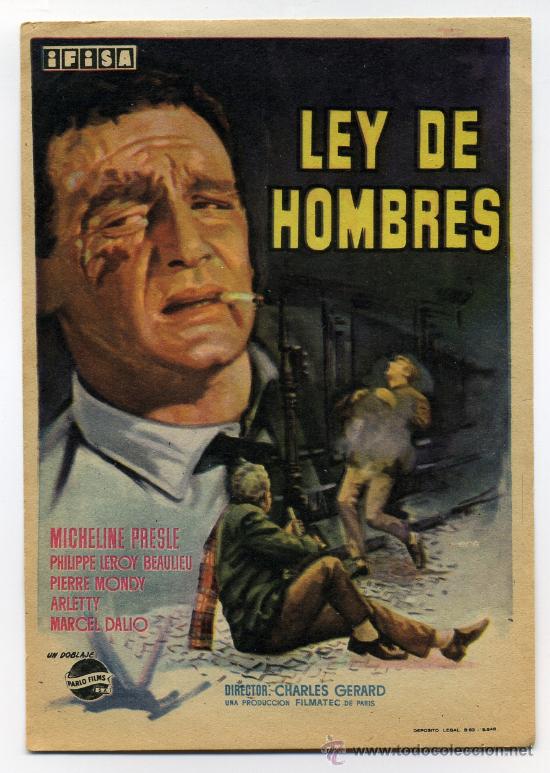 Cine: LEY DE HOMBRES, con Arletty. - Foto 1