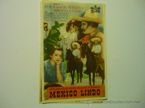 Cine: PROGRAMA CINE MEXICO LINDO -RAMON PEREDA - Foto 1