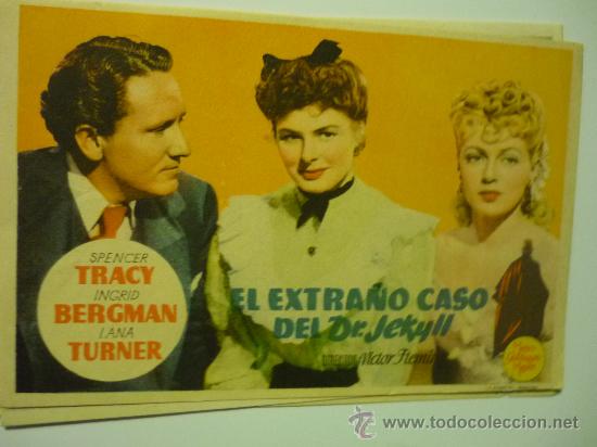 Cine: PROGRAMA CINE EL EXTRA&Ntilde;O CASO DEL DR.JEKYLL - INGRID BERGMAN - Foto 1