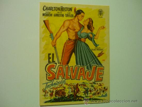 Cine: programa cine salvaje .-charlton heston PUBLICIDAD - Foto 1
