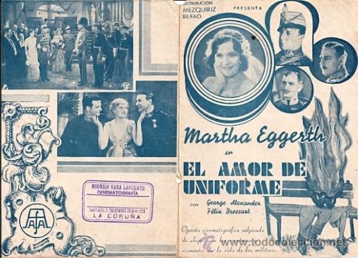 Cine: EL AMOR DE UNIFORME - Foto 1
