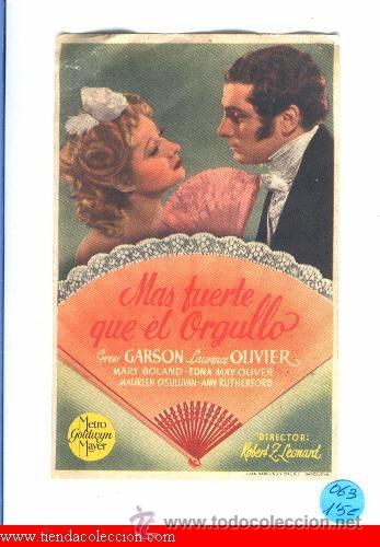 Cine: MAS FUERTE QUE EL ORGULLO - Foto 1