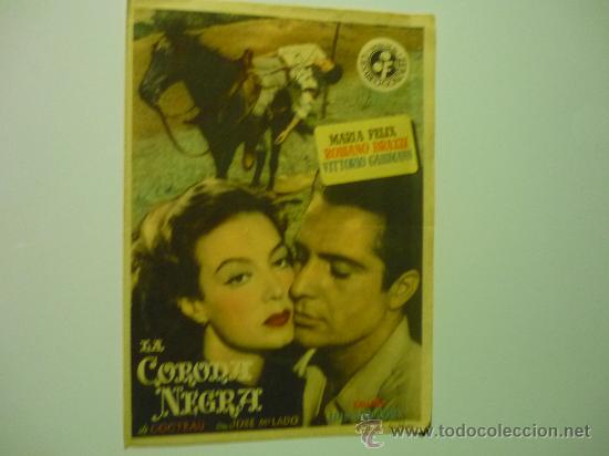 Kino: PROGRAMA LA CORONA NEGRA.- MARIA FELIXpublicidad avenida alicente