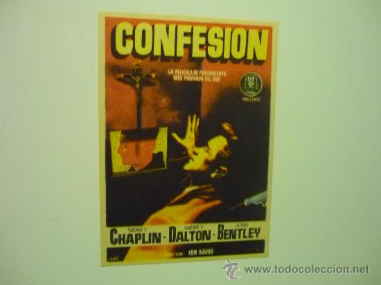 Cine: PROGRAMA CONFESION -SIDNEY CHAPLIN -PUBLICIDAD goya zaragoza - Foto 1