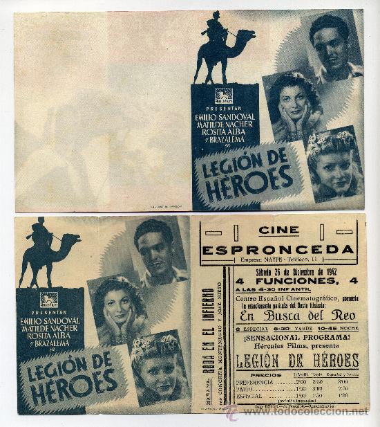 Cine: LEGION DE HEROES, con Emilio Sandoval.