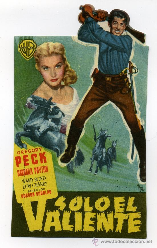 Cine: SOLO EL VALIENTE, con Gregory Peck. - Foto 1