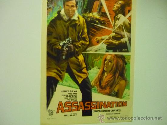 Cine: PROGRAMA ASSASSINATION - HENRY SILVA - Foto 1
