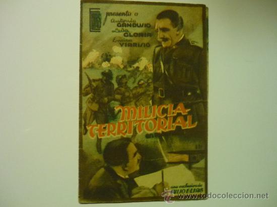 Cine: programa doble milicia territorial -publicidad - Foto 1