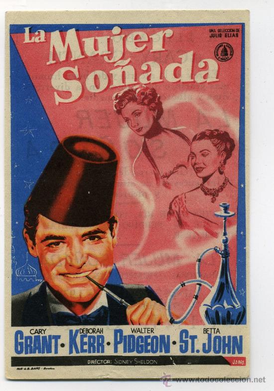 Cine: LA MUJER SO&Ntilde;ADA, con Cary Grant.