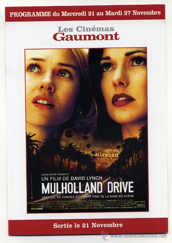 Cine: MULHOLLAND DRIVE, de David Lynch. - Foto 1