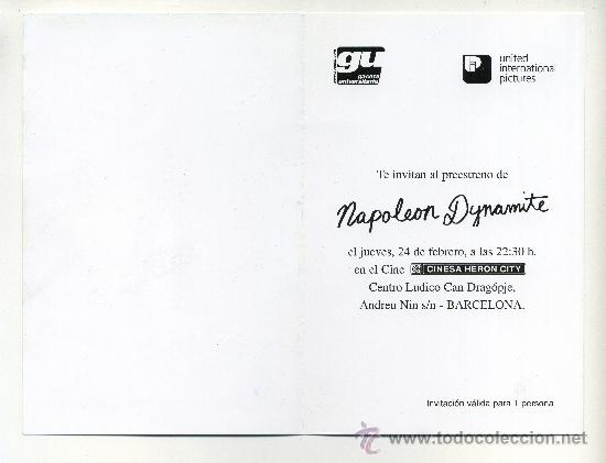 Cine: NAPOLEON DYNAMITE, con JON HEDER,JON GRIES. - Foto 2
