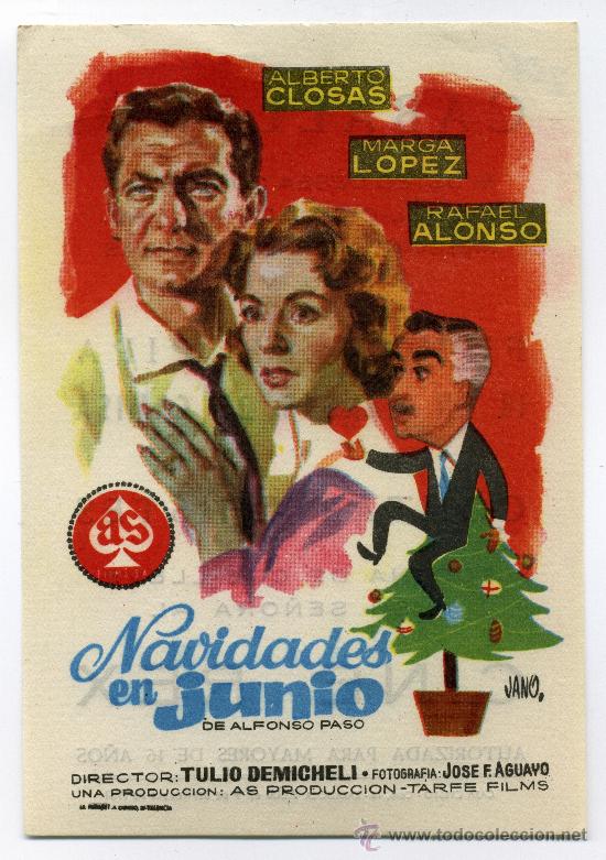 Cine: NAVIDADES EN JUNIO, con Alberto Closas. - Foto 1