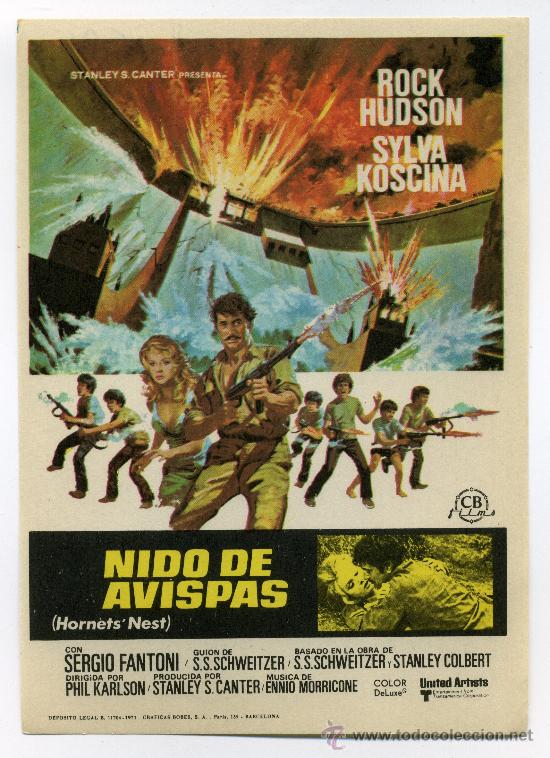 Cine: NIDO DE AVISPAS, con Rock Hudson - Foto 1