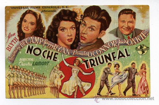 Cine: NOCHE TRIUNFAL, con Donald OConnor. - Foto 1