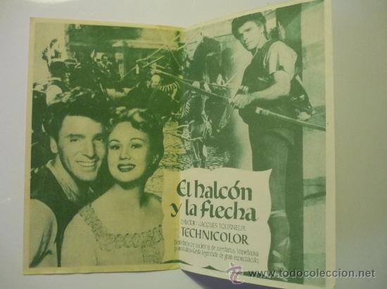 Cine: PROGRAMA DOBLE EL HALCON Y LA FLECHA- BURT LaNCaster - Foto 1