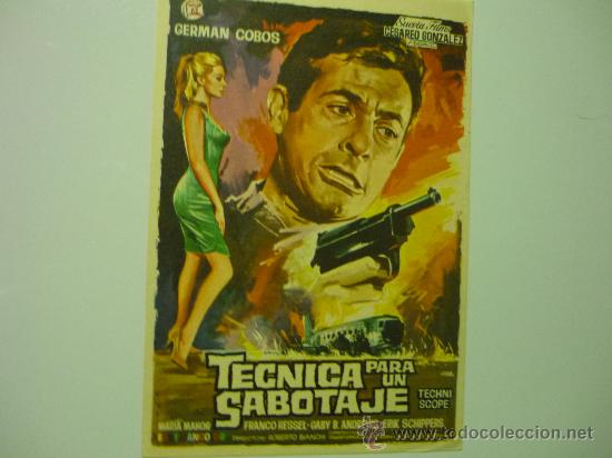 Cine: programa tecnica para un sabotaje - Foto 1