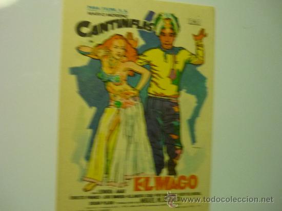 Cine: programa el mago.-cantinflas publicidad cine iradier- vitoria?? - Foto 1