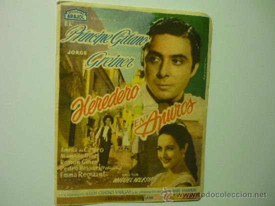Cine: programa heredero en apuros.- principe gitano arajol -PUBLICIDAD - Foto 1