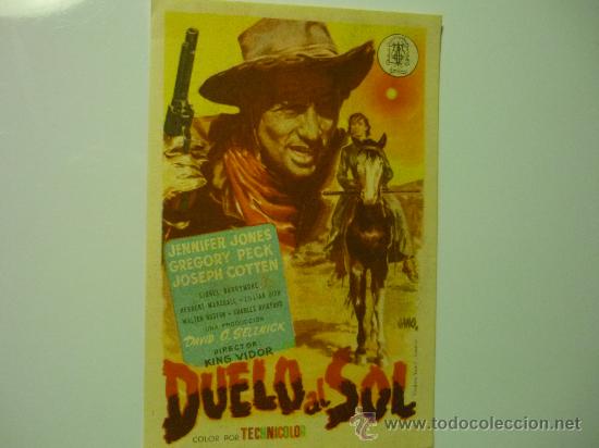 Cine: programa duelo al sol .-gregory peck-PUBLICIDAD monterrosa-Reus - Foto 1