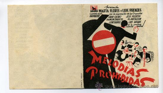 Cine: MELODIAS PROHIBIDAS, con Luis Prendes. - Foto 1