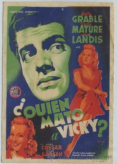 Cine: PROGRAMA DE CINE: &iquest;QUIEN MATO A VICKY? PC-2063 - Foto 1